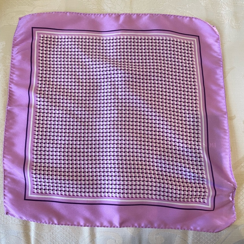 Hugo Boss Pink Pocket Square
